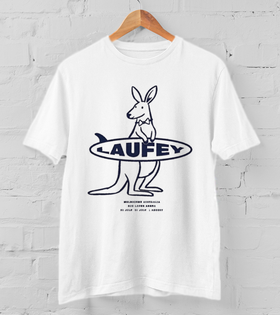 Laufey Melbourne Australia Rod Laver Arena Tour Dates Kangaroo T-Shirt