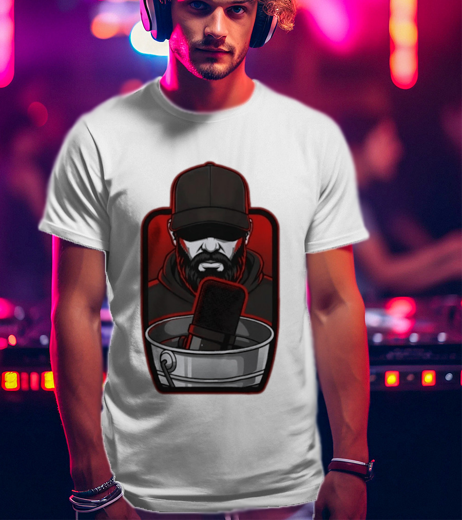 Pat McAfee Show Podcast Host Sports Enthusiast Iconic Microphone T-Shirt