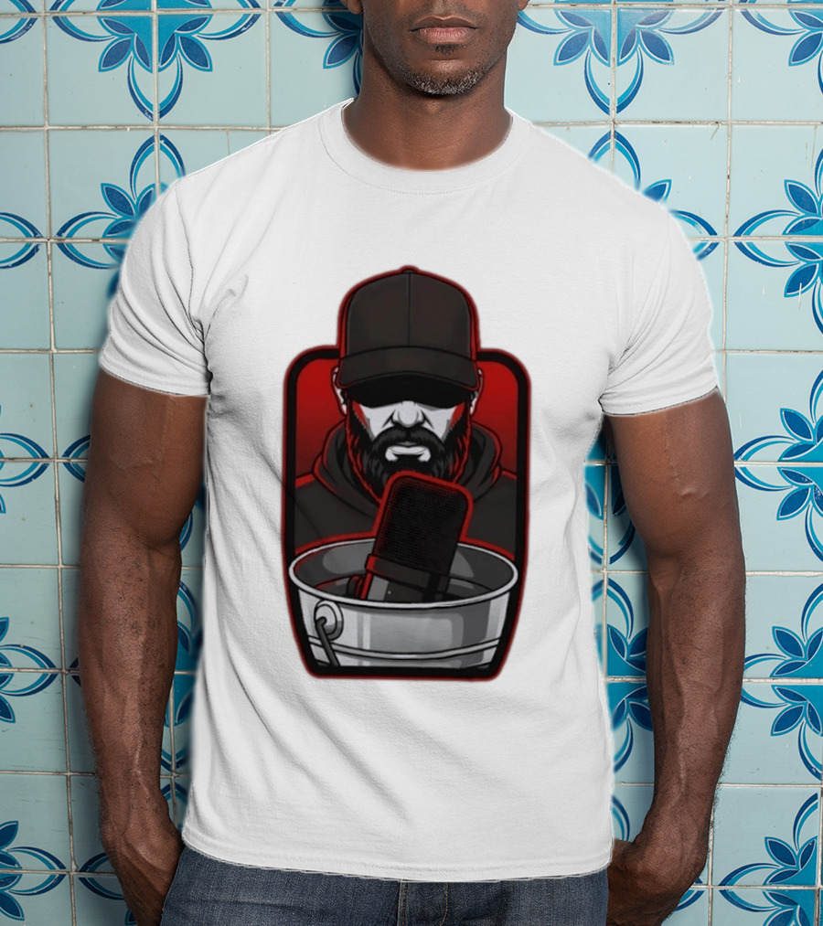 Pat McAfee Show Podcast Host Sports Enthusiast Iconic Microphone T-Shirt