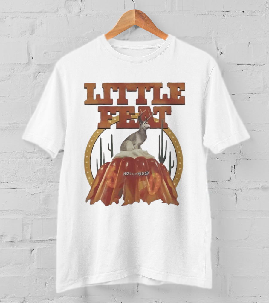 Little Feat Fifty Years Hollywood Record Album Antelope And Cactus T-Shirt