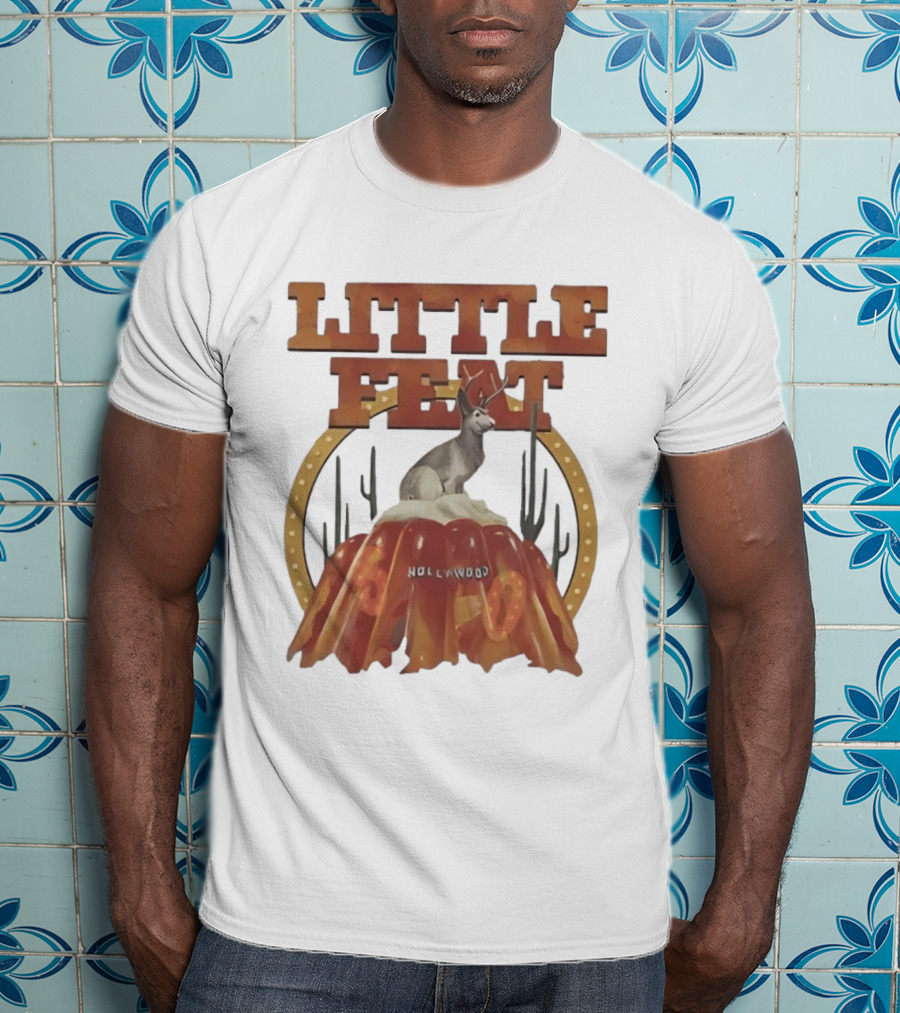 Little Feat Fifty Years Hollywood Record Album Antelope And Cactus T-Shirt