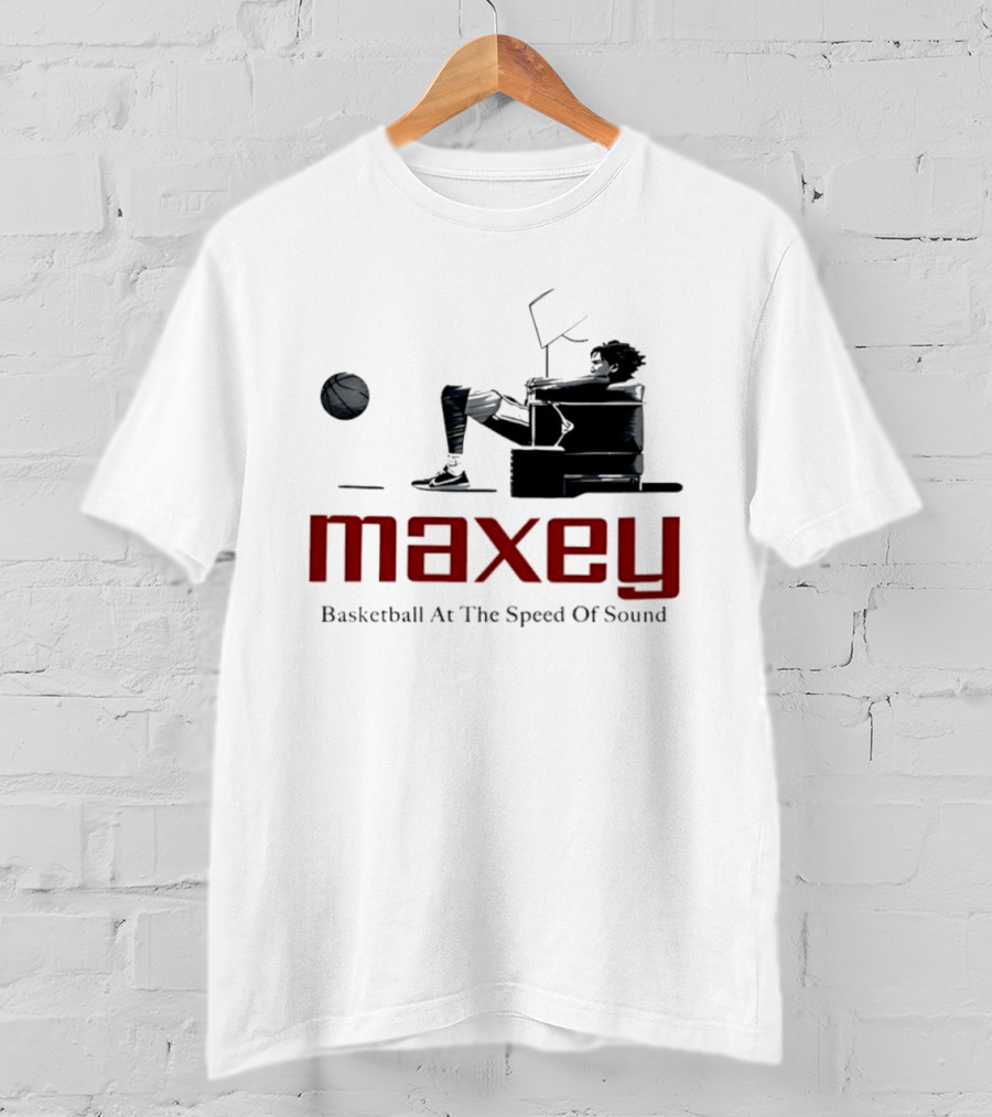 Maxey Basketball At The Speed Of Sound T-Shirt