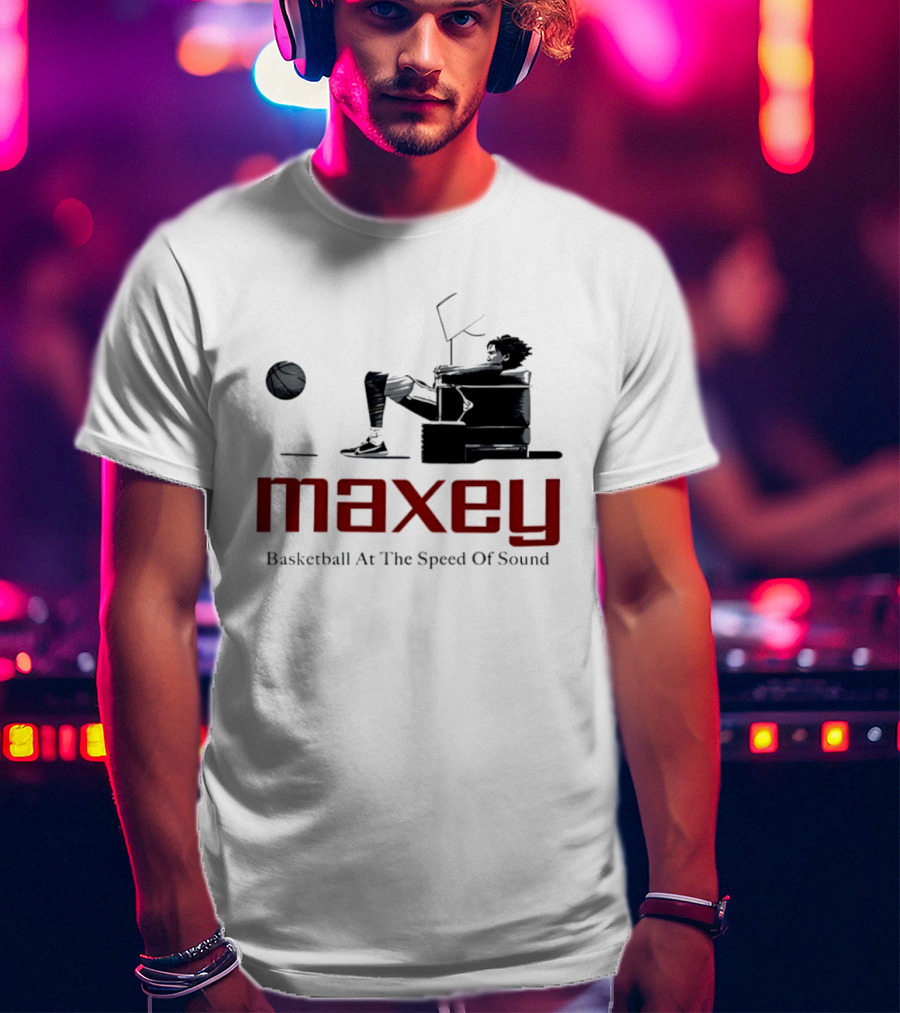 Maxey Basketball At The Speed Of Sound T-Shirt