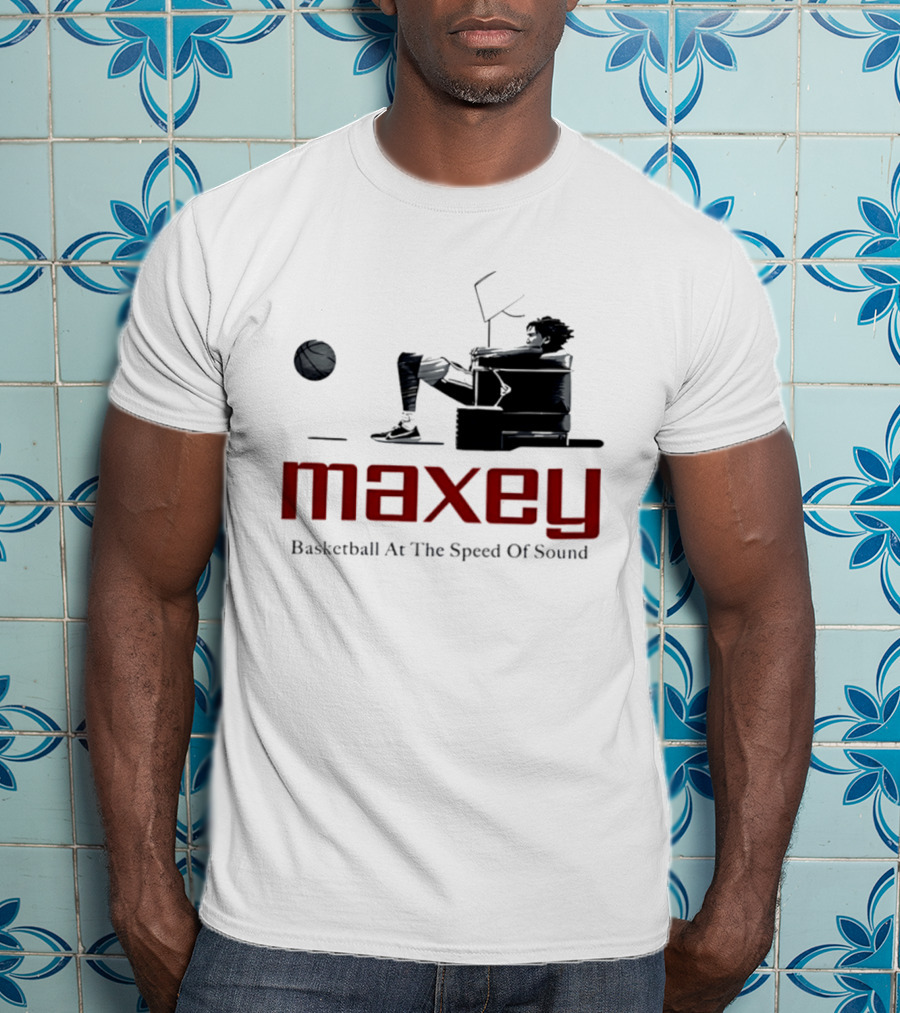 Maxey Basketball At The Speed Of Sound T-Shirt