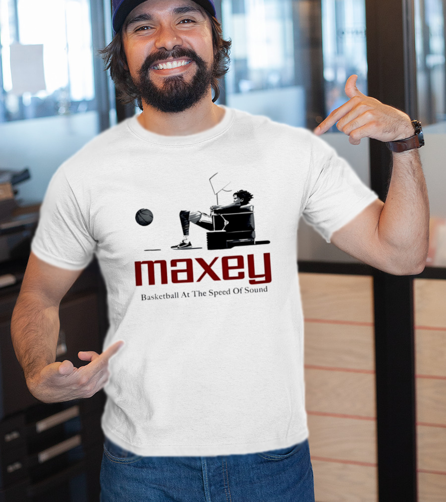 Maxey Basketball At The Speed Of Sound T-Shirt