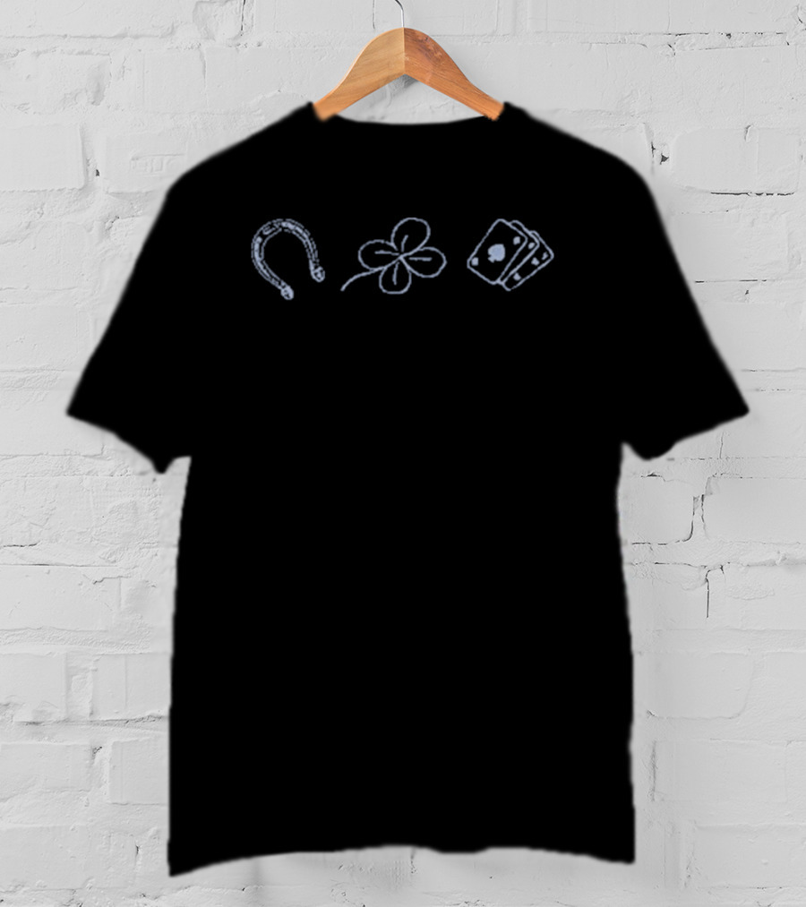 Conan Gray Wishbone One Year Anniversary Horseshoe Clover Dice T-Shirt