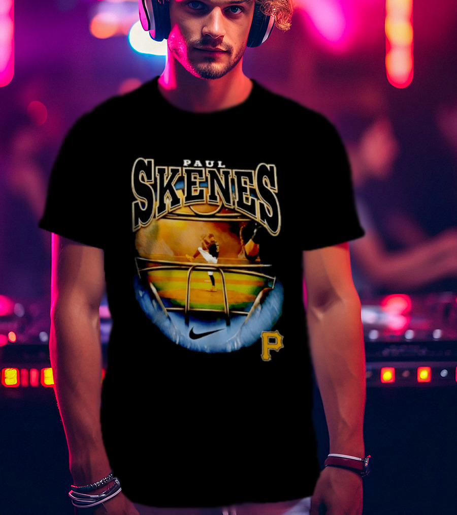 Paul Skenes Pittsburgh Pirates Ballpark Action Nike T-Shirt