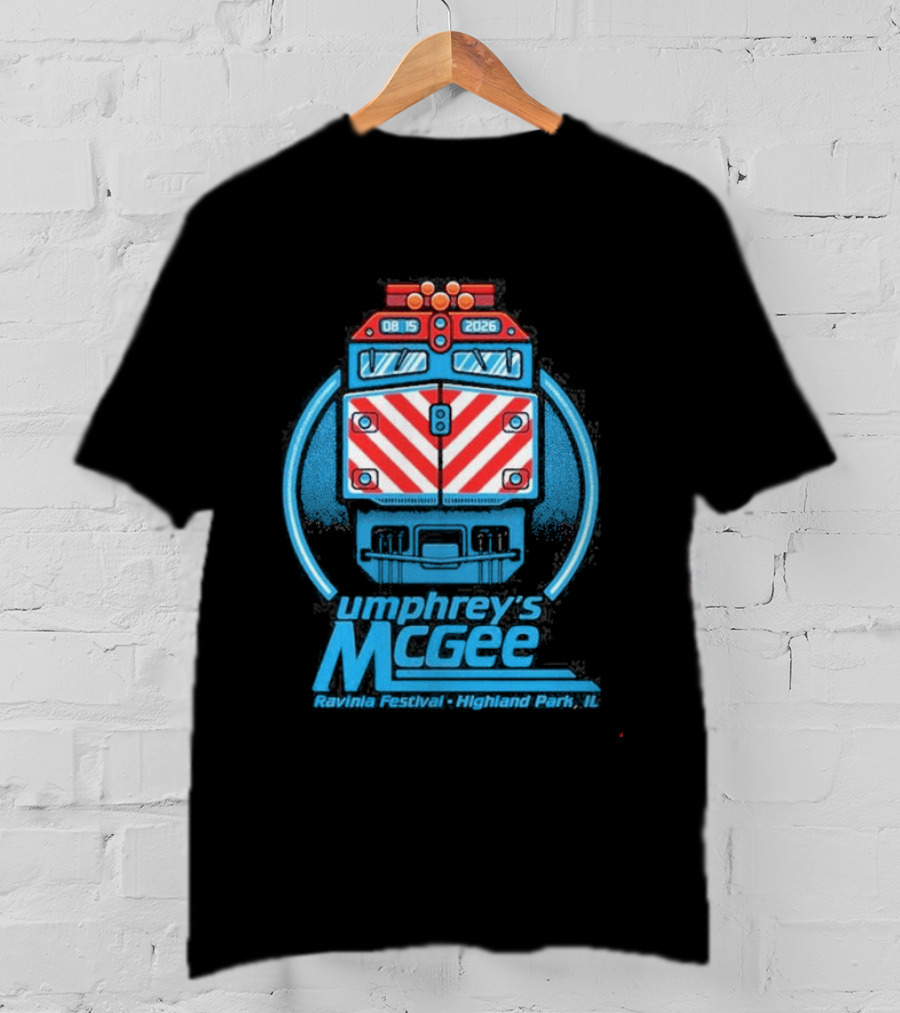 Highland Park IL 08.15.2026 Umphrey's McGee Tour Train T-Shirt