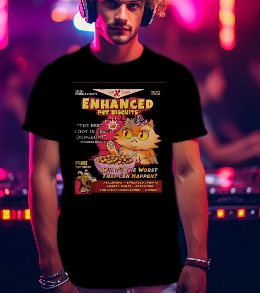 Enhanced Pet Biscuits Princess Donut Best Loot In The Dungeon T-Shirt
