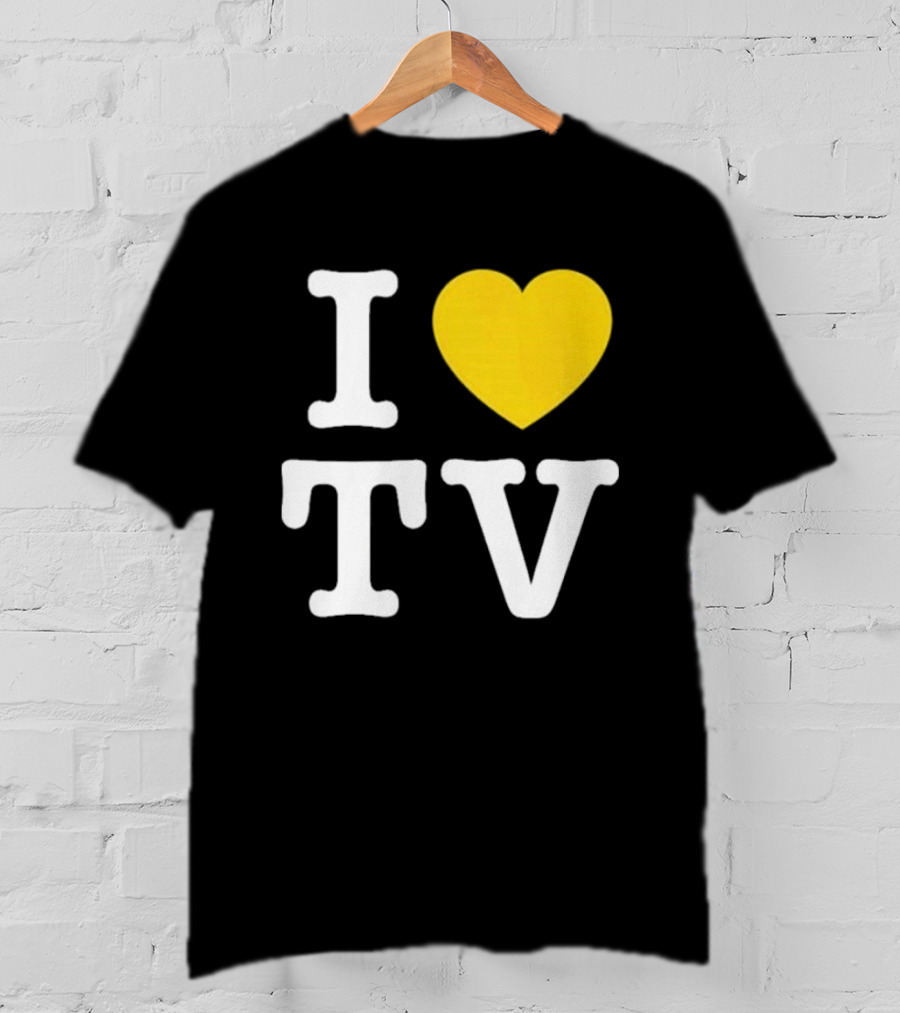 Hivemind I Love TV Heart T-Shirt