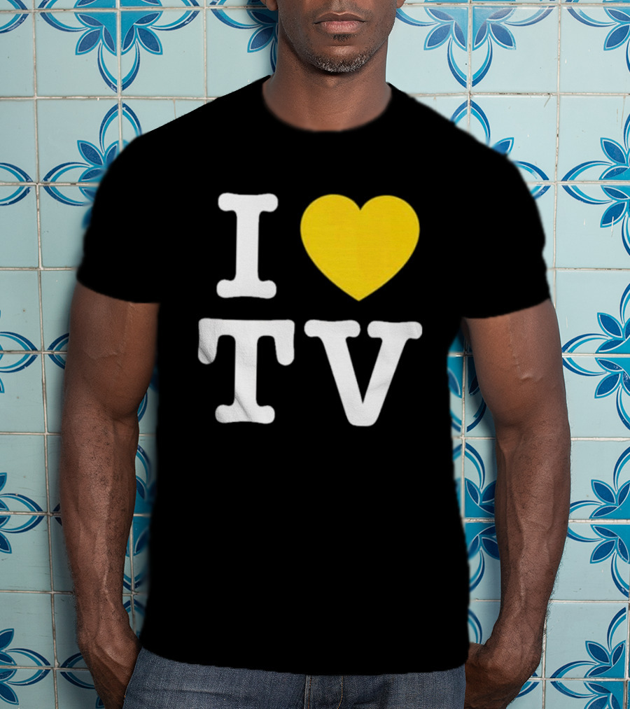 Hivemind I Love TV Heart T-Shirt
