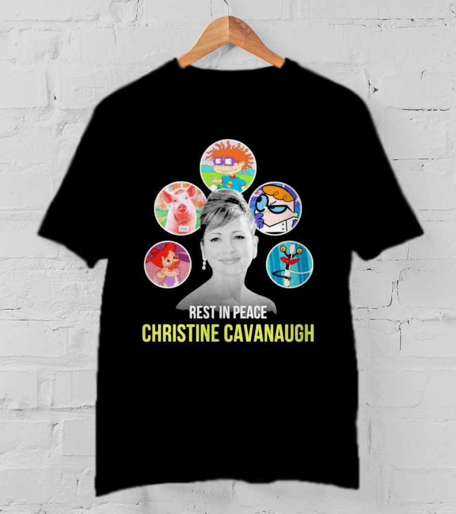 Rest In Peace Christine Cavanaugh Chuckie Dexter Babe Gosalyn Globehornet T-Shirt