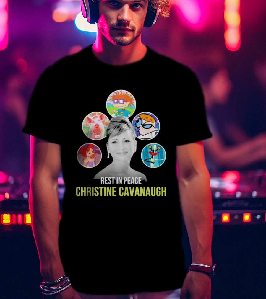 Rest In Peace Christine Cavanaugh Chuckie Dexter Babe Gosalyn Globehornet T-Shirt