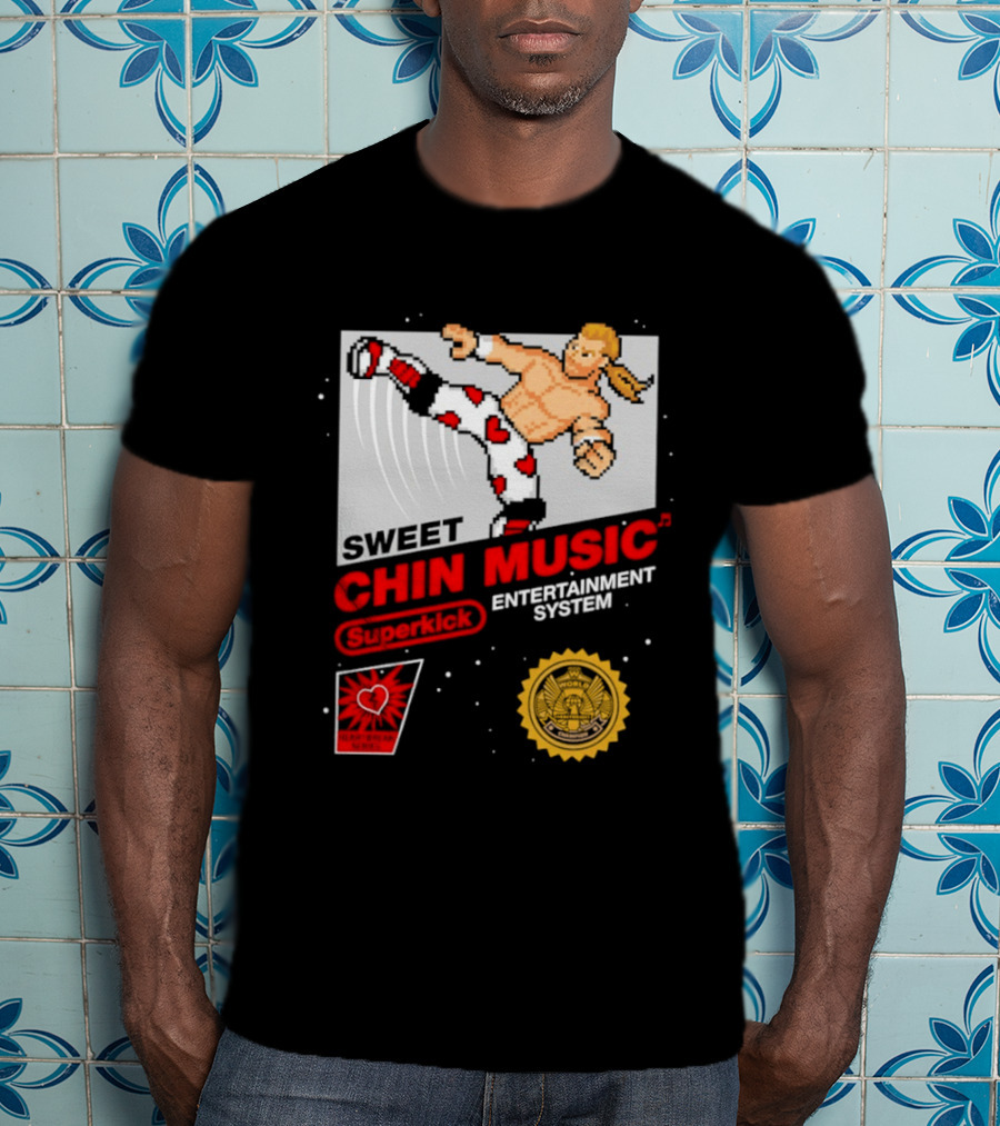 Sweet Chin Music Heartbreak Kid Entertainment System Series T-Shirt