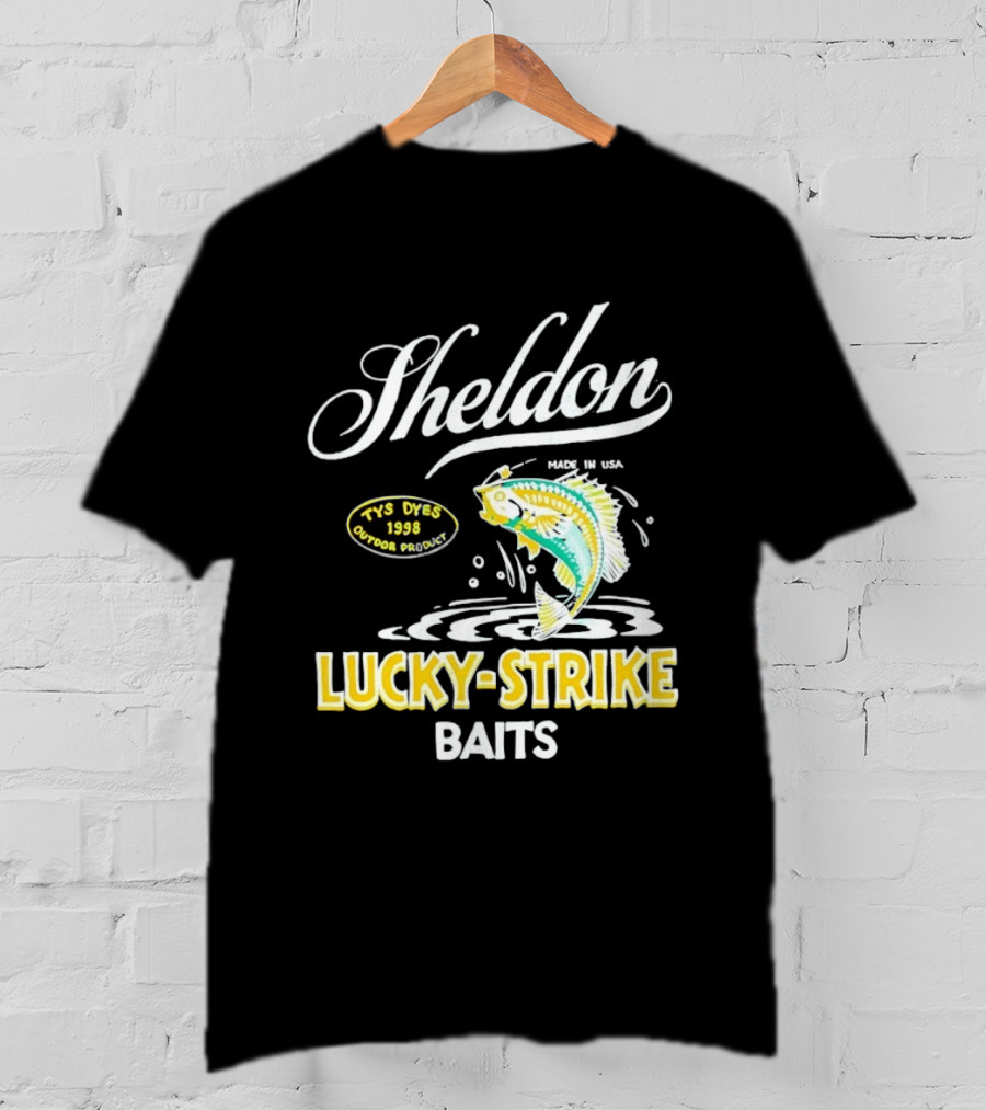 Sheldon Lucky Strike Baits Vintage 1998 Tys Dyes Outdoor Gear T-Shirt