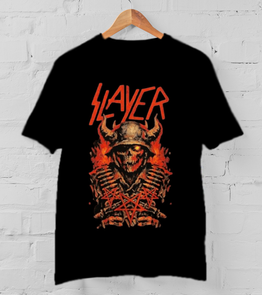 Slayer Rocklahoma Festival 2026 Pryor OK September 6 Skull T-Shirt