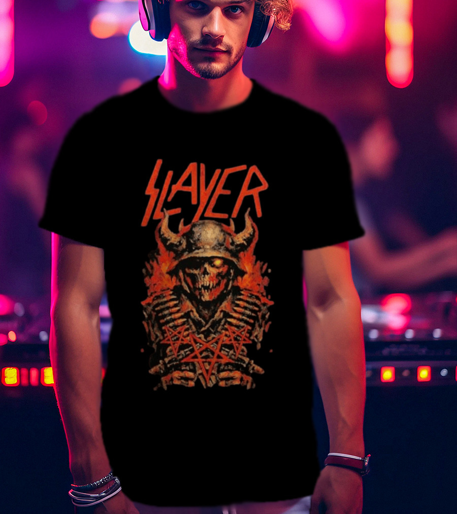 Slayer Rocklahoma Festival 2026 Pryor OK September 6 Skull T-Shirt