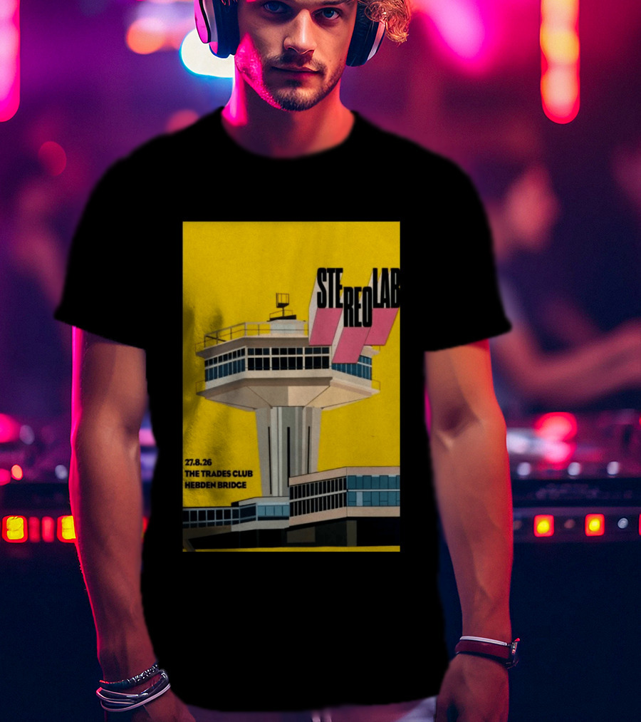 Stereolab 27.8.26 Hebden Bridge The Trades Club T-Shirt