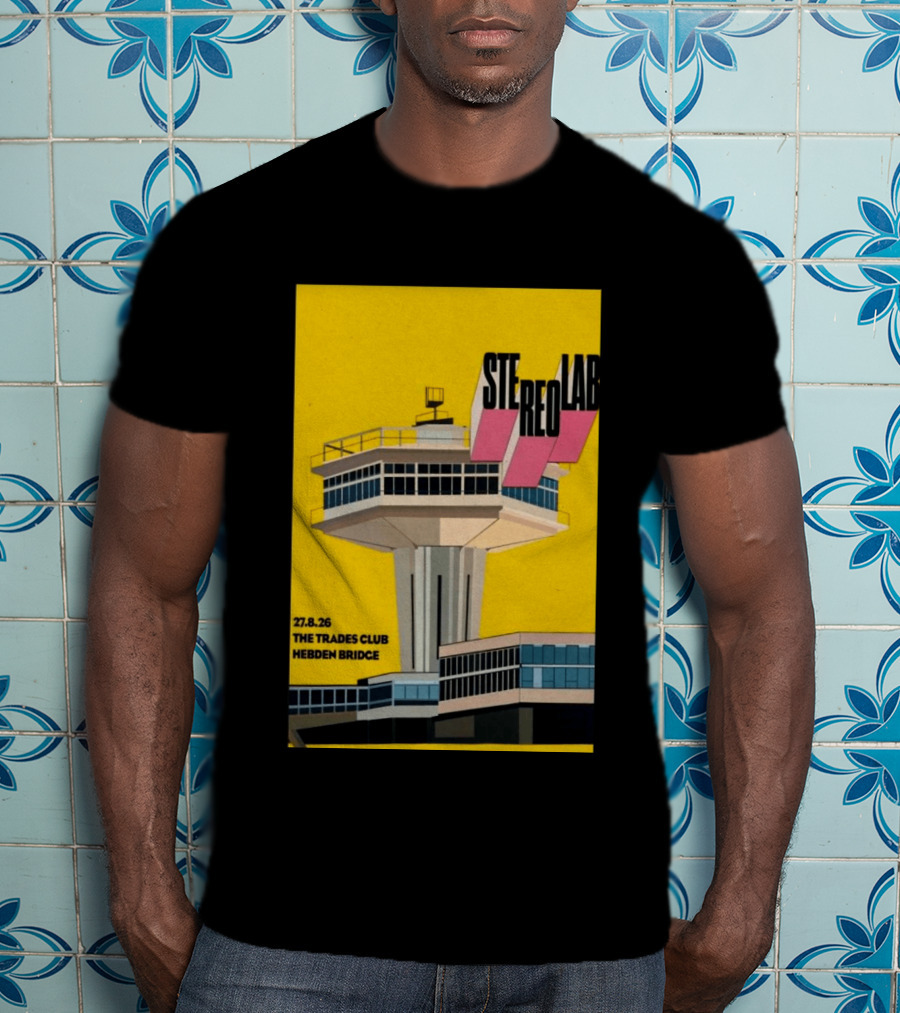 Stereolab 27.8.26 Hebden Bridge The Trades Club T-Shirt