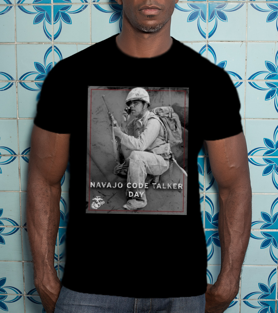 Navajo Code Talker Day Marine Corps T-Shirt