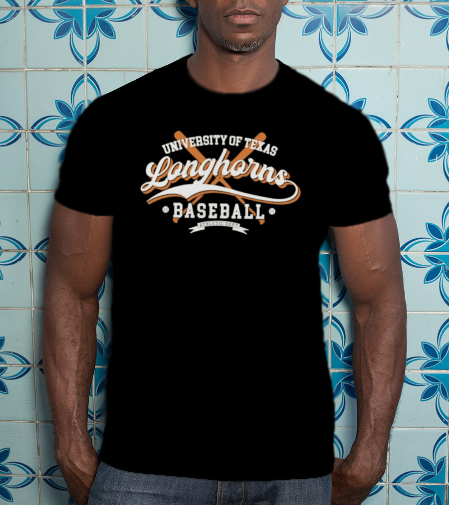 University Of Texas Longhorns Baseball Athletic Dept T-Shirt