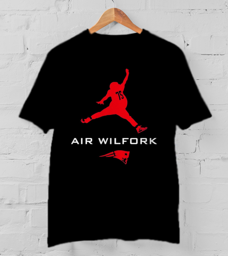New England Patriots Air Wilfork 75 Jumpman T-Shirt