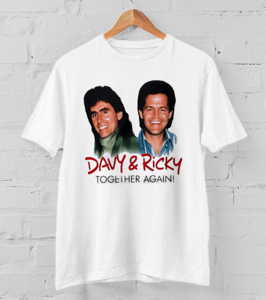 Davy & Ricky Together Again Music Legends T-Shirt