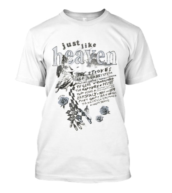 Just Like Heaven Festival Roses 2026 Lineup And Floral T-Shirt