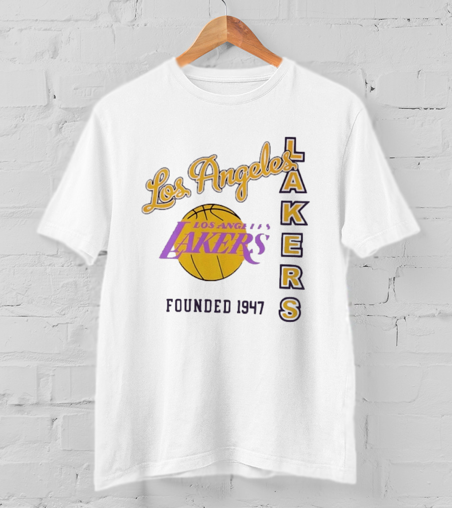 Los Angeles Lakers Founded 1947 NBA Basketball Team T-Shirt