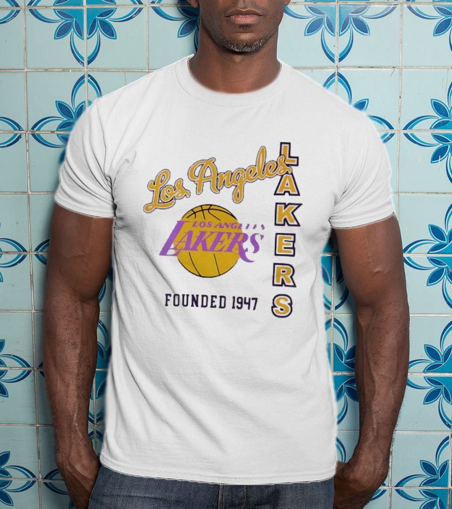 Los Angeles Lakers Founded 1947 NBA Basketball Team T-Shirt