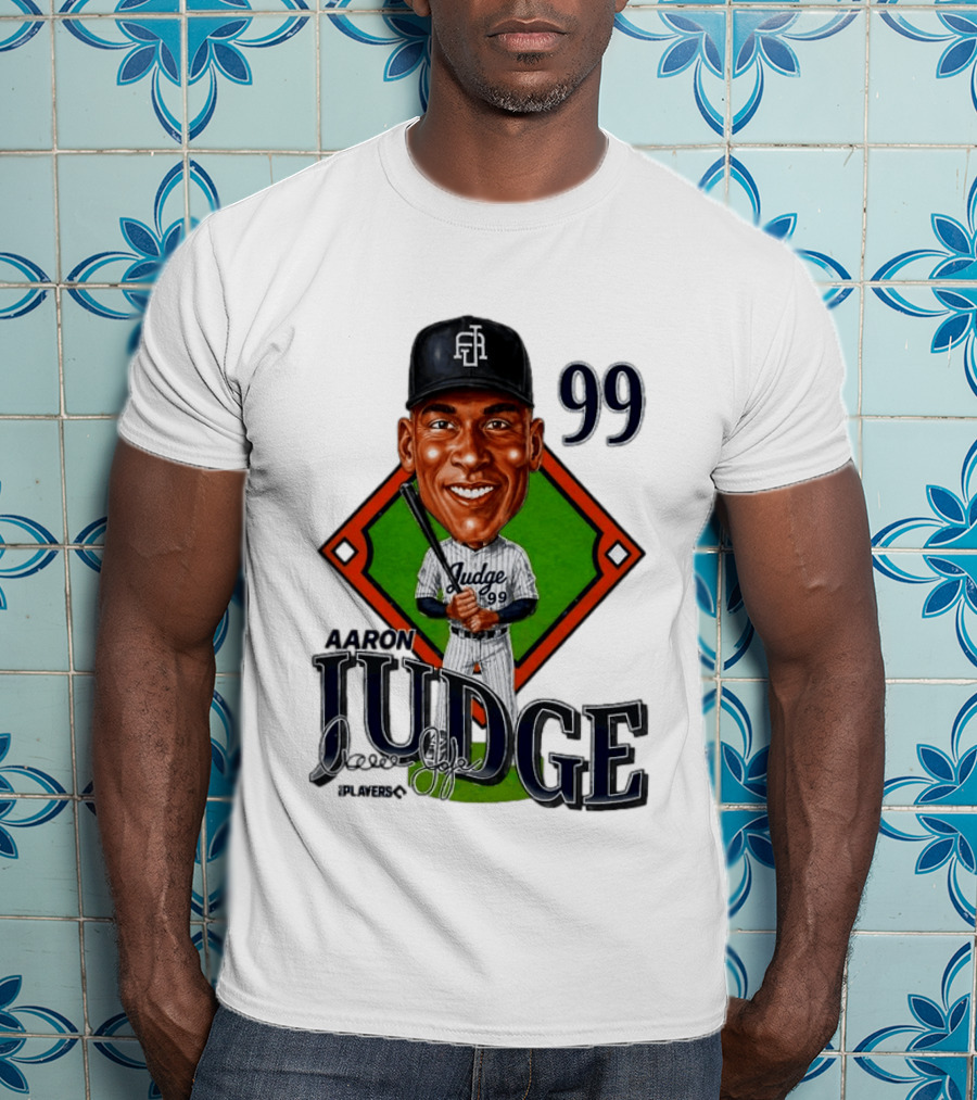 Aaron Judge New York Yankees Player 99 Caricature T-Shirt