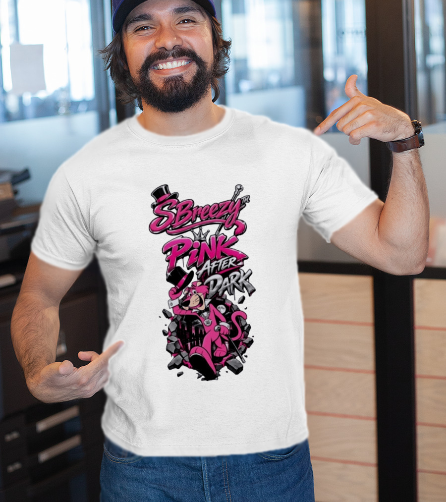 SBreezy Pink After Dark Cartoon T-Shirt