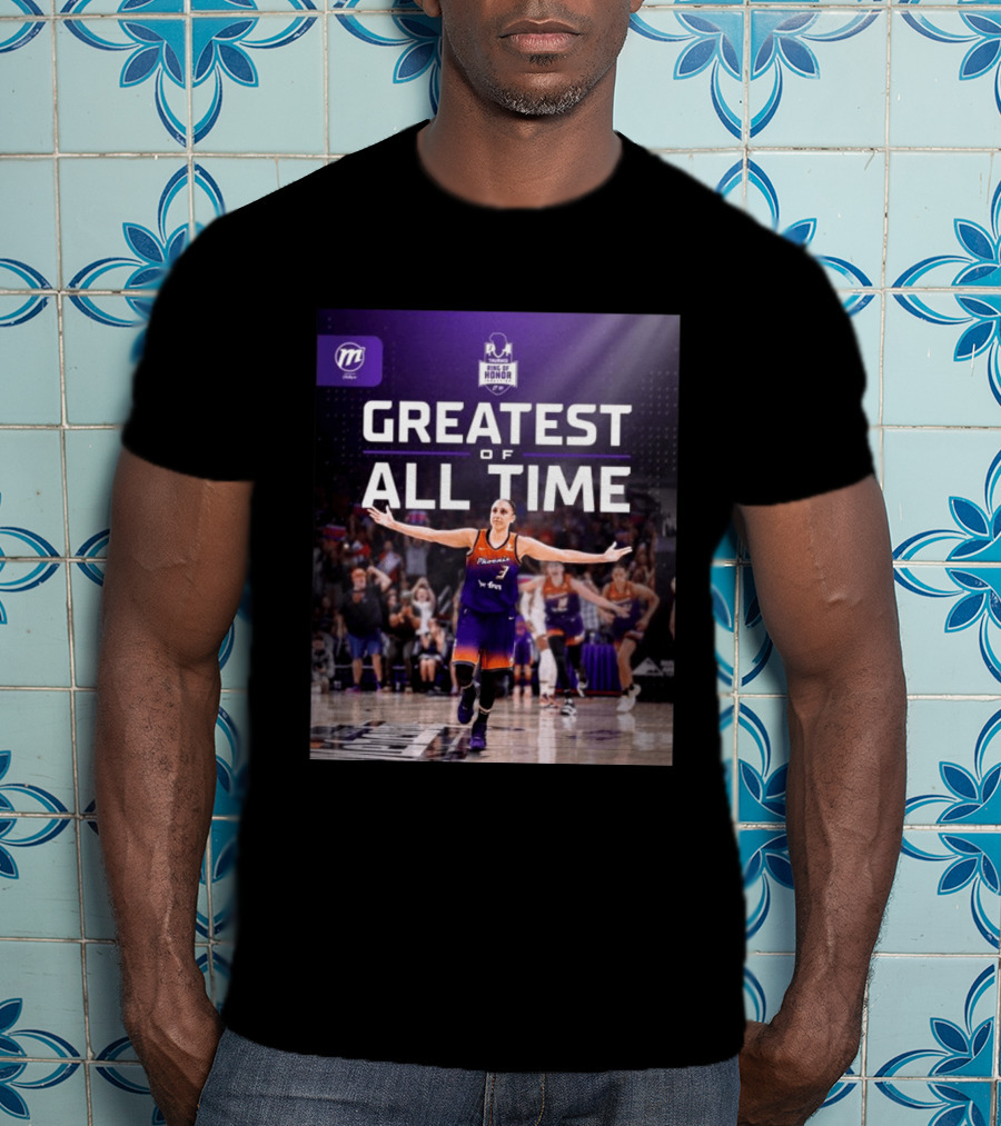 Diana Taurasi Phoenix Mercury Ring Of Honor Greatest Of All Time T-Shirt
