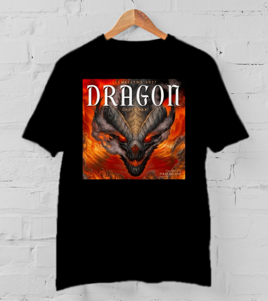 Llewellyn's 2027 Dragon Calendar Illustrated By Firat Solhan T-Shirt
