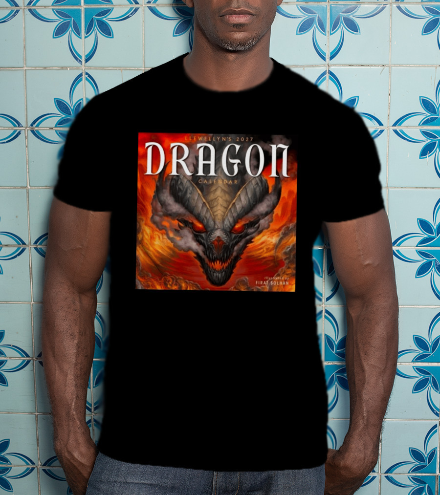 Llewellyn's 2027 Dragon Calendar Illustrated By Firat Solhan T-Shirt