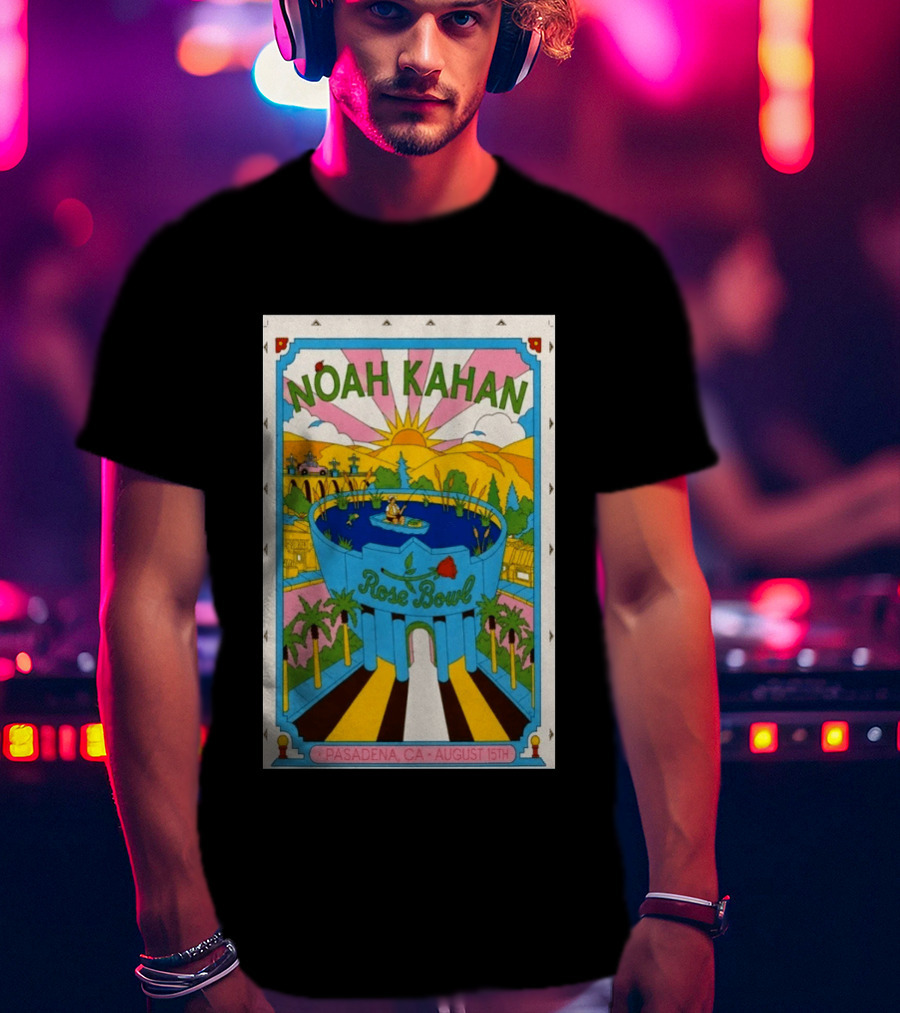 Noah Kahan Rose Bowl Pasadena CA August 15th 2026 T-Shirt