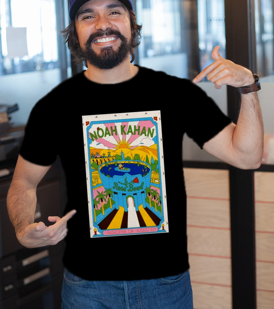 Noah Kahan Rose Bowl Pasadena CA August 15th 2026 T-Shirt