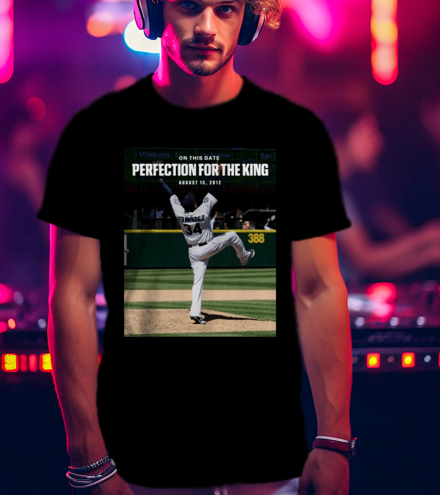 On This Date Perfection For The King Hernandez 34 August 15 2012 T-Shirt