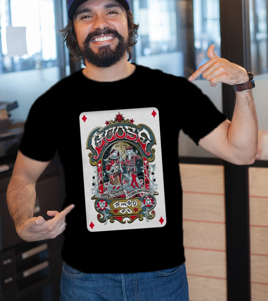Goose Aug 16 2026 Grand Theatre Reno NV Playing Card T-Shirt