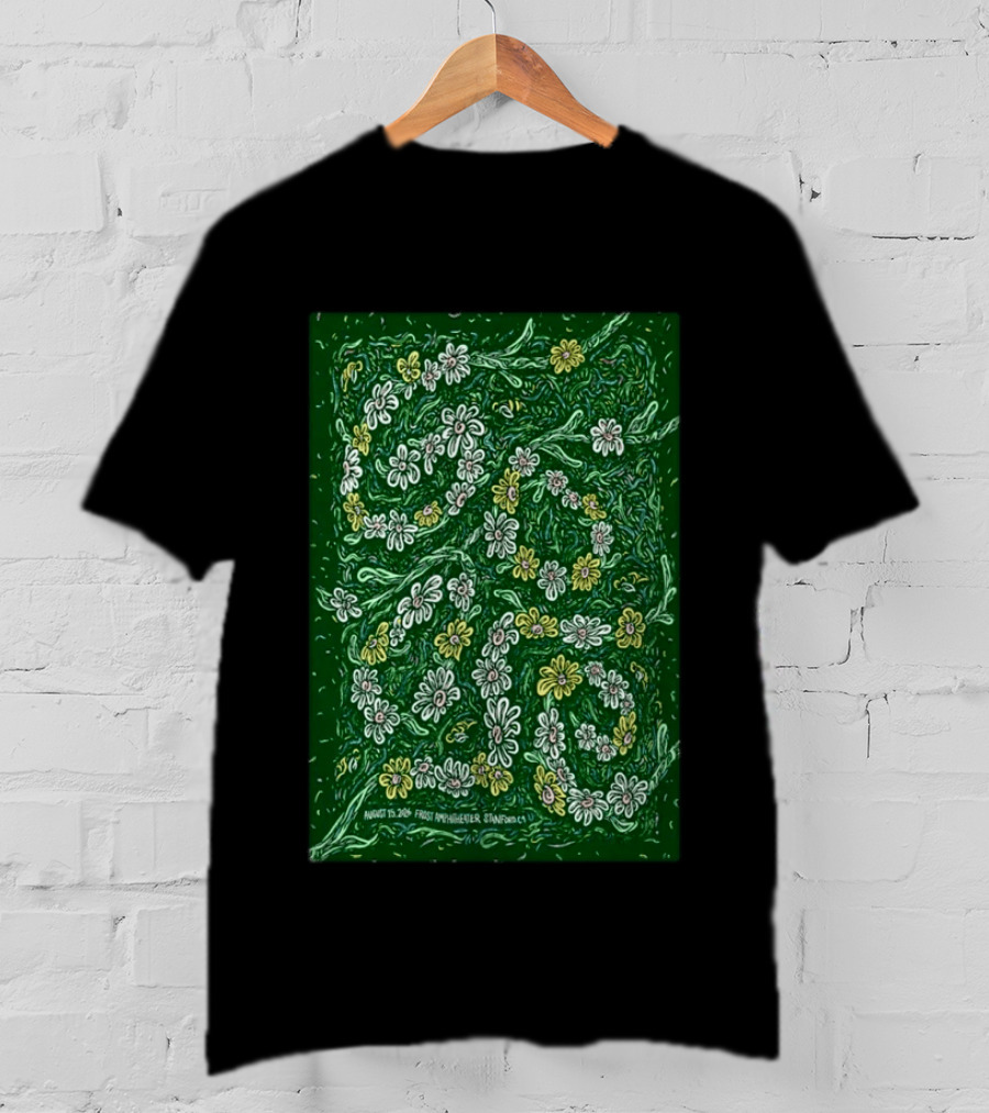 Goose 2026 Frost Amphitheater Stanford CA August 15 Floral T-Shirt