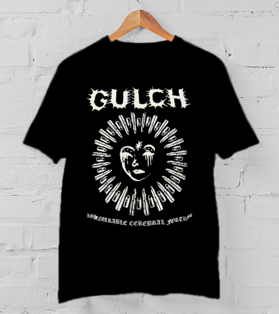 Gulch Impenetrable Cerebral Fortress Knife Face Symbol Hardcore T-Shirt