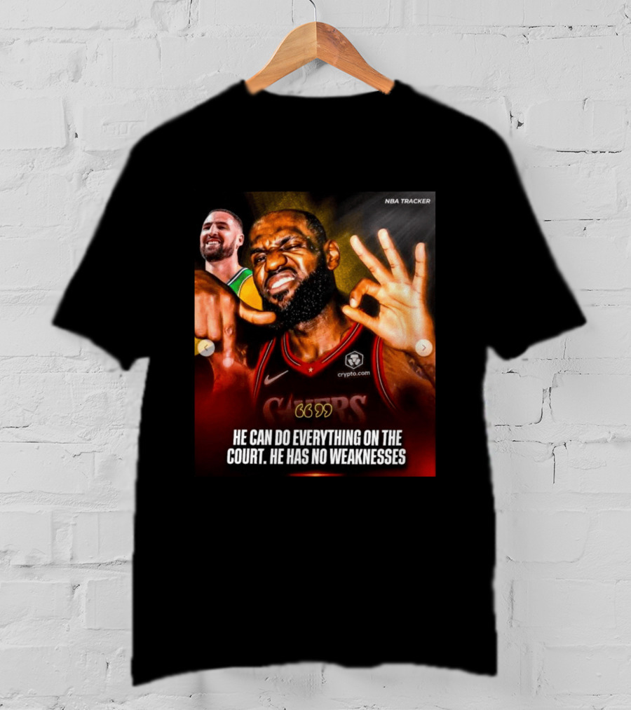 He Can Do Everything On The Court He Has No Weaknesses Crypto Lakers NBA Tracker T-Shirt