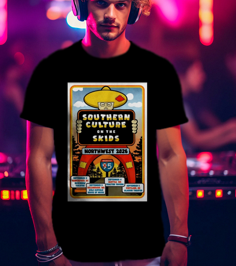 Southern Culture On The Skids Northwest 2026 Tour Vancouver Seattle Portland T-Shirt