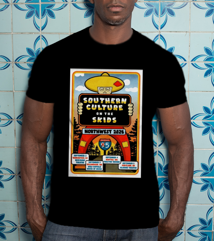 Southern Culture On The Skids Northwest 2026 Tour Vancouver Seattle Portland T-Shirt