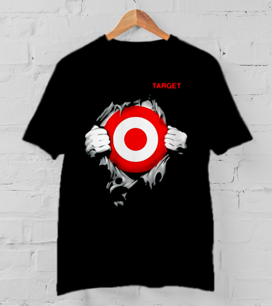 Target Ripped Chest Bullseye T-Shirt
