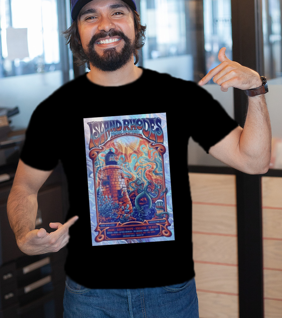 Island Rhodes Music Festival 2026 Centreville Bank Stadium Sublime Slightly Stoopid Rebelution The Roots August 15 16 Limited T-Shirt