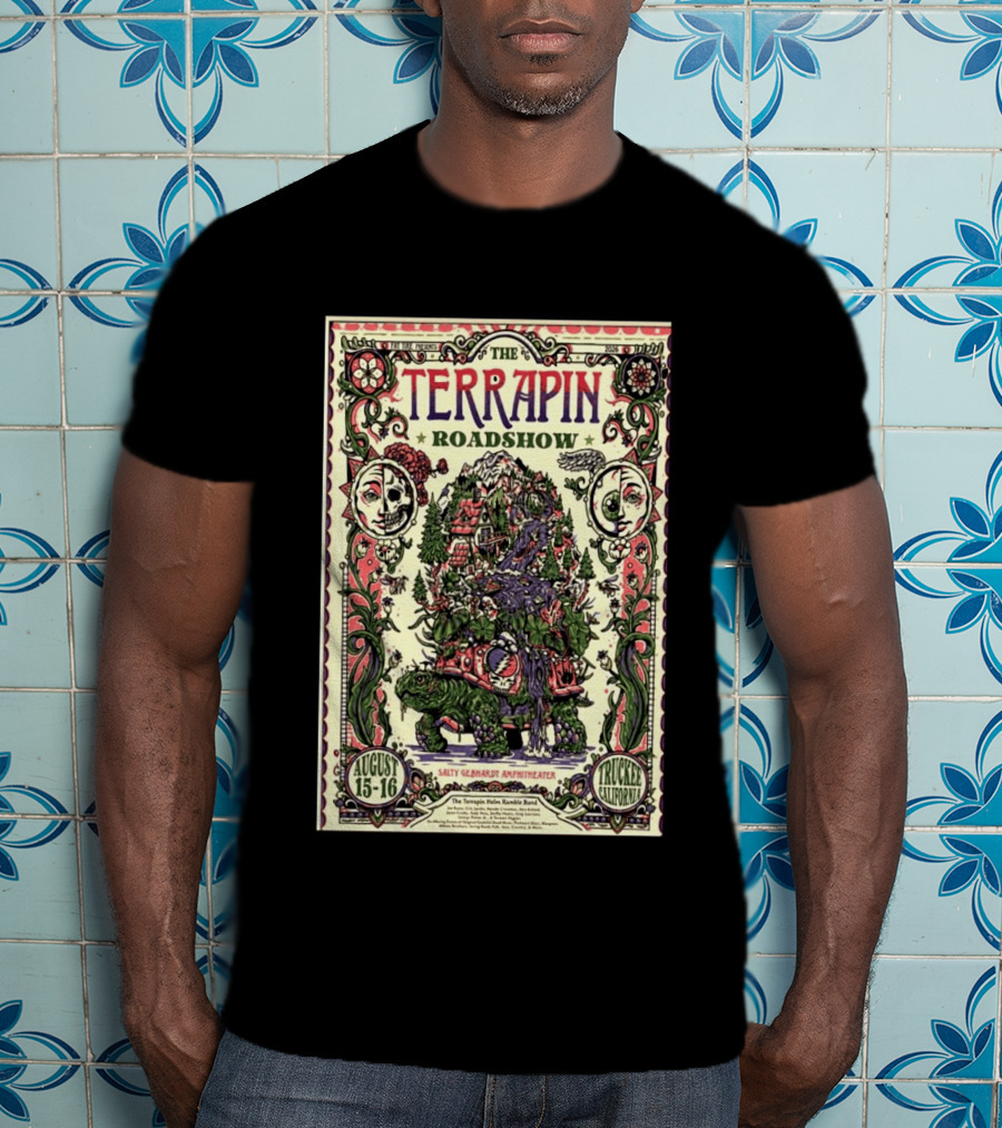 Terrapin Roadshow August 15 16 2026 Salty Gebhardt Amphitheater Truckee California T-Shirt