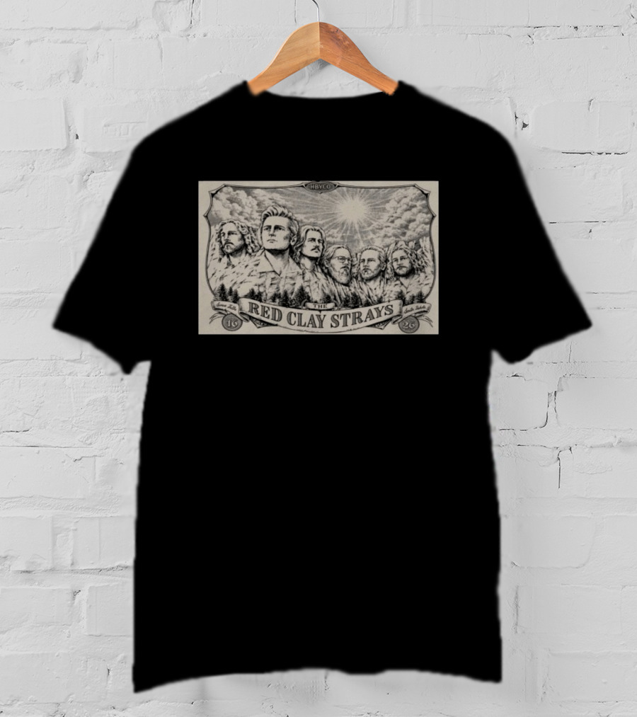 The Red Clay Strays Sioux Falls South Dakota August 16 2026 Concert HBYCO T-Shirt