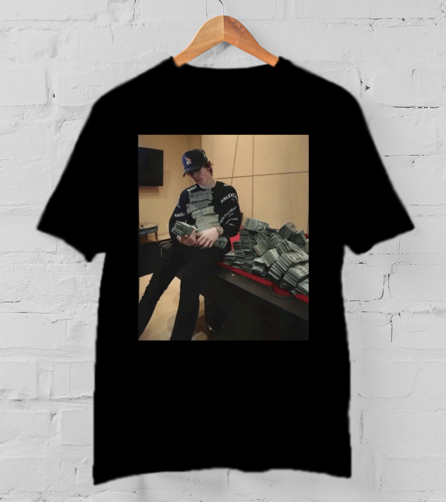 Balenciaga Black Stacks Of Cash T-Shirt