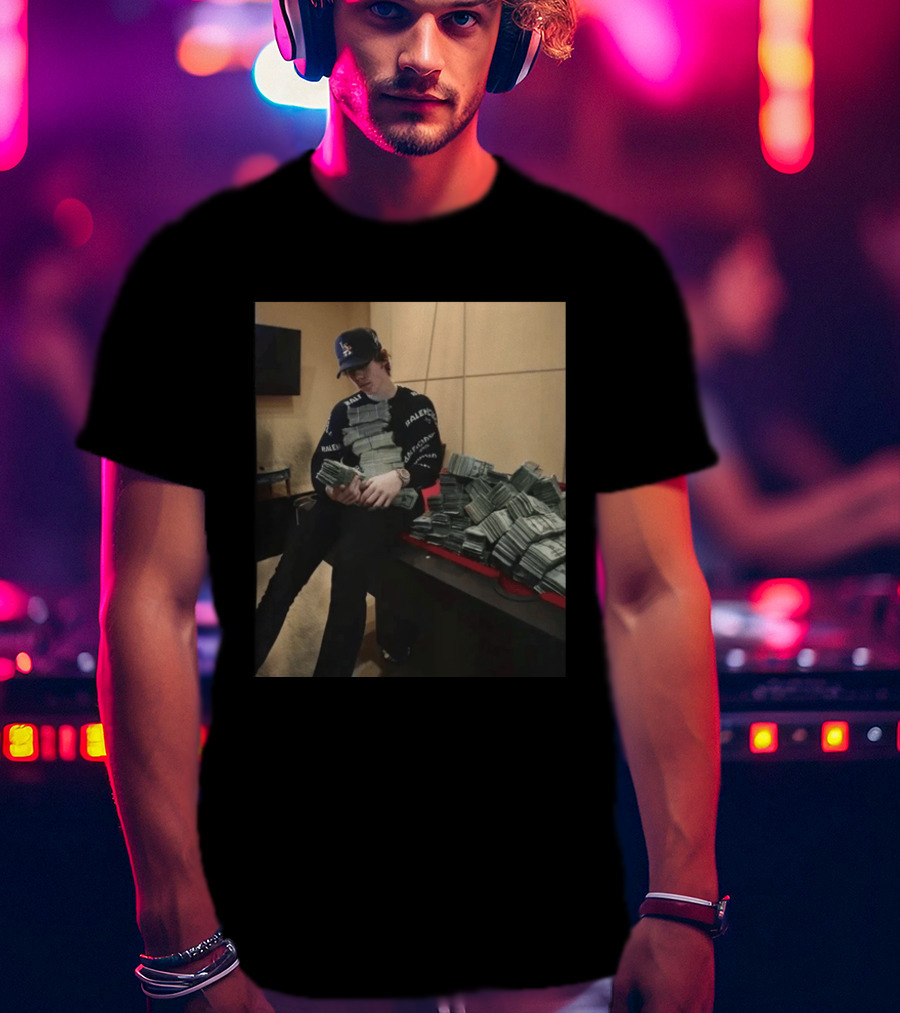 Balenciaga Black Stacks Of Cash T-Shirt